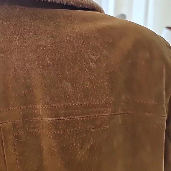 Winlit New York Genuine Leather Jacket – Medium – Lined – Camel Brown